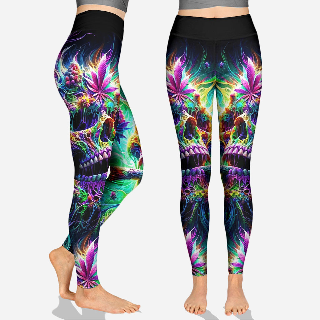 Dope Soul - Sweat à capuche et legging personnalisés sur le thème de l'herbe