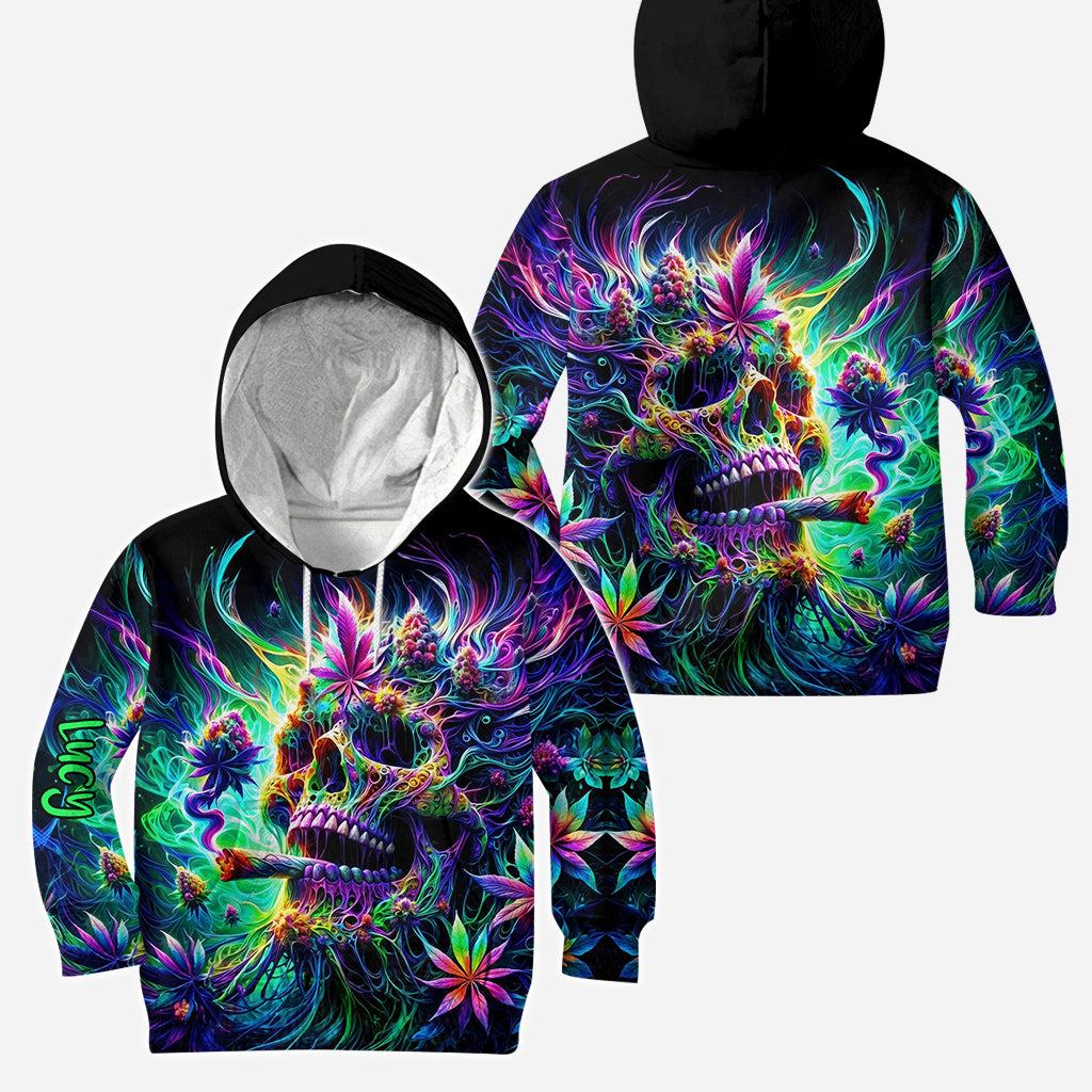 Dope Soul - Sweat à capuche et legging personnalisés sur le thème de l'herbe