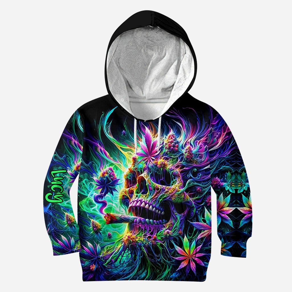 Dope Soul - Sweat à capuche et legging personnalisés sur le thème de l'herbe