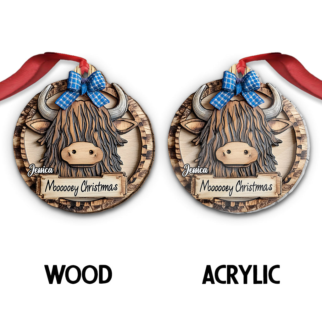 Moody Christmas - Personalized Family Ornament