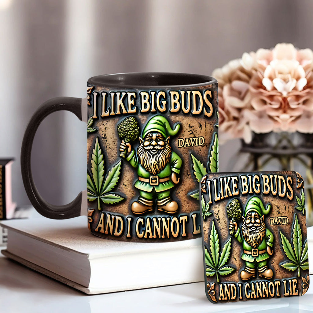 J'aime les grosses têtes - Mug personnalisé à thème cannabis