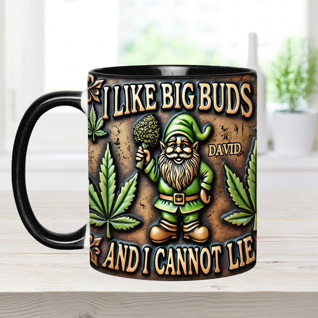 J'aime les grosses têtes - Mug personnalisé à thème cannabis