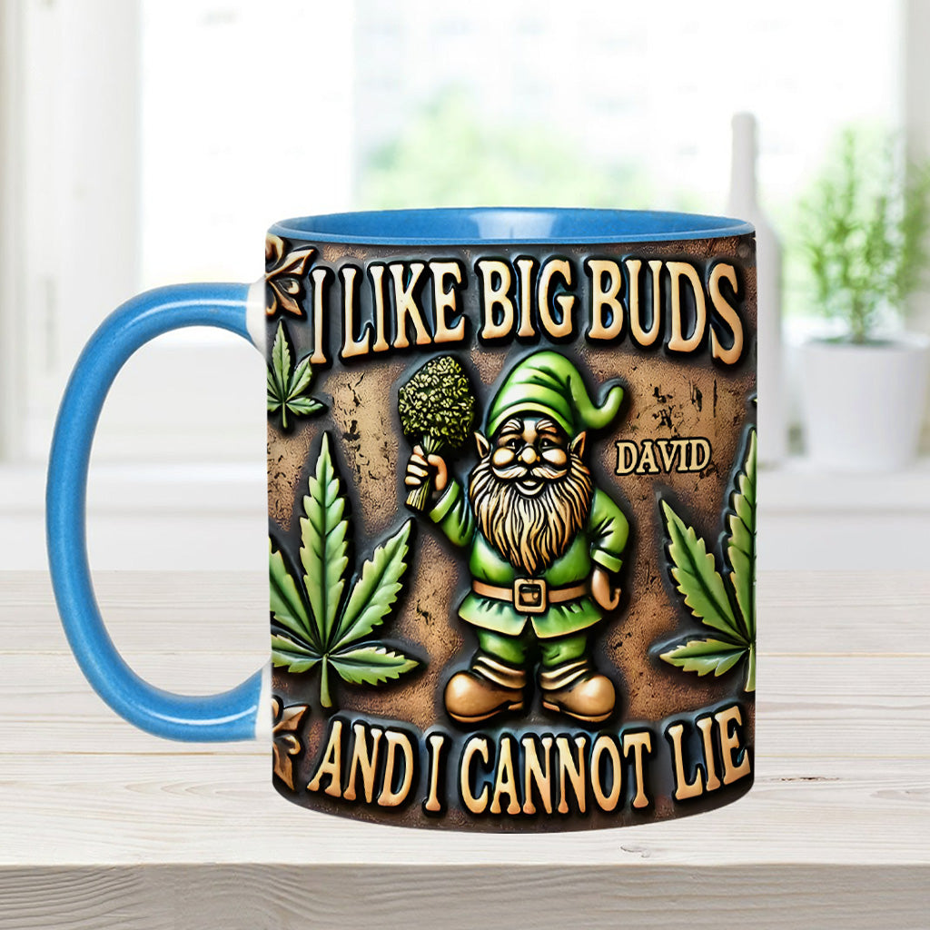 J'aime les grosses têtes - Mug personnalisé à thème cannabis