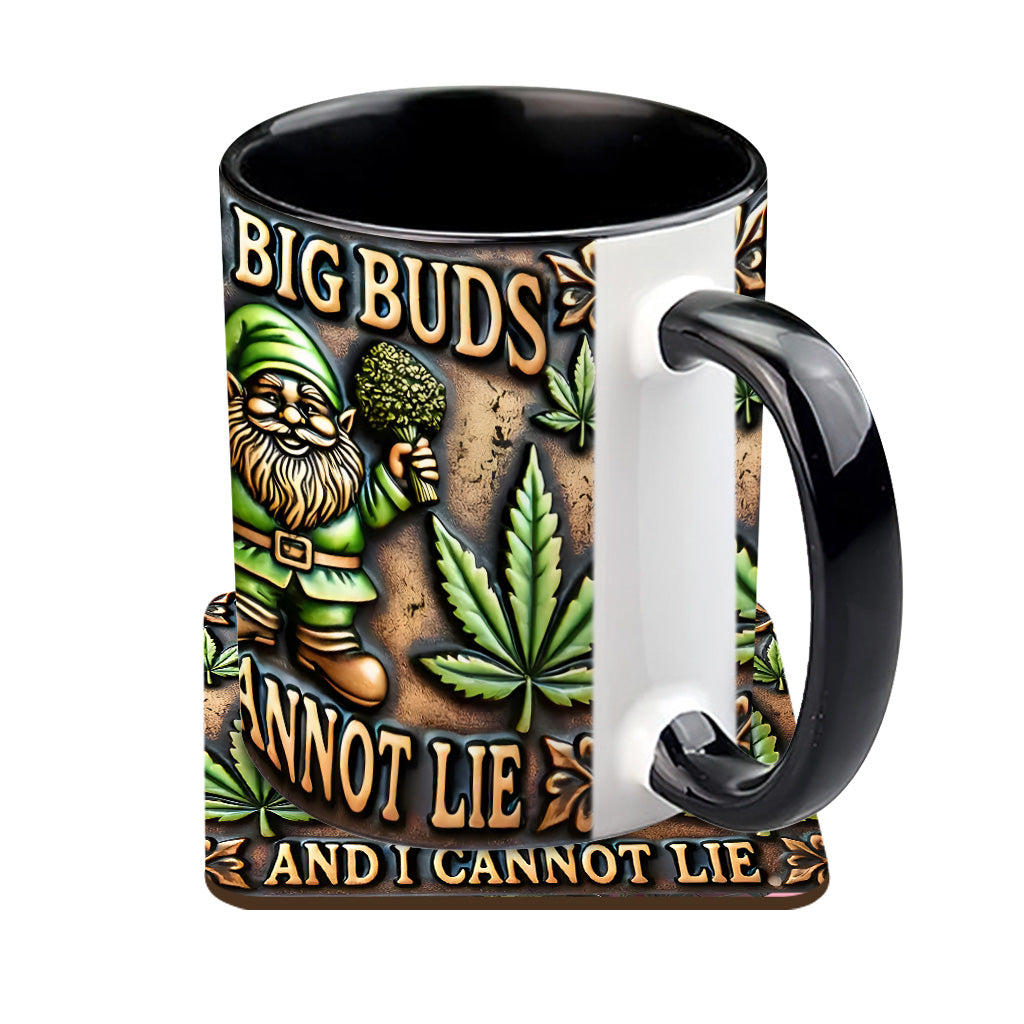 J'aime les grosses têtes - Mug personnalisé à thème cannabis