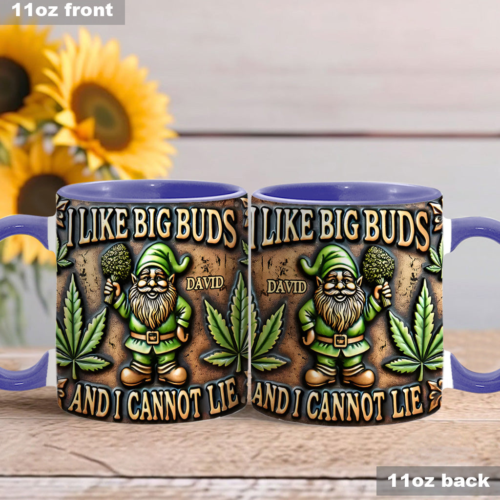 J'aime les grosses têtes - Mug personnalisé à thème cannabis