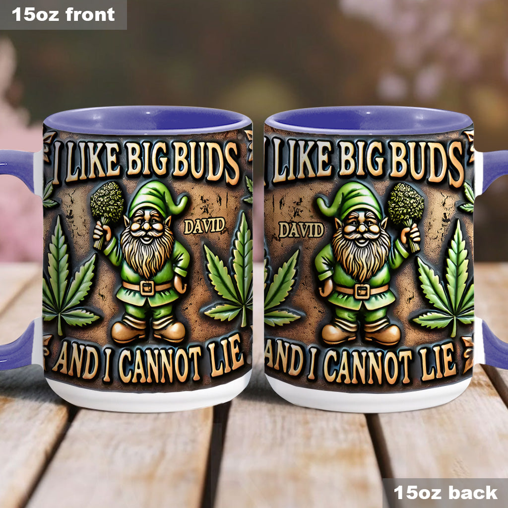J'aime les grosses têtes - Mug personnalisé à thème cannabis