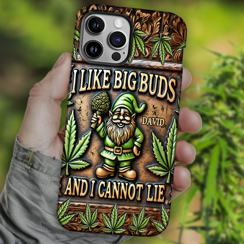 J'aime les grosses têtes - Coque de téléphone personnalisée avec impression intégrale sur le thème du cannabis