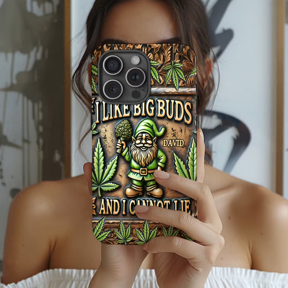 J'aime les grosses têtes - Coque de téléphone personnalisée avec impression intégrale sur le thème du cannabis