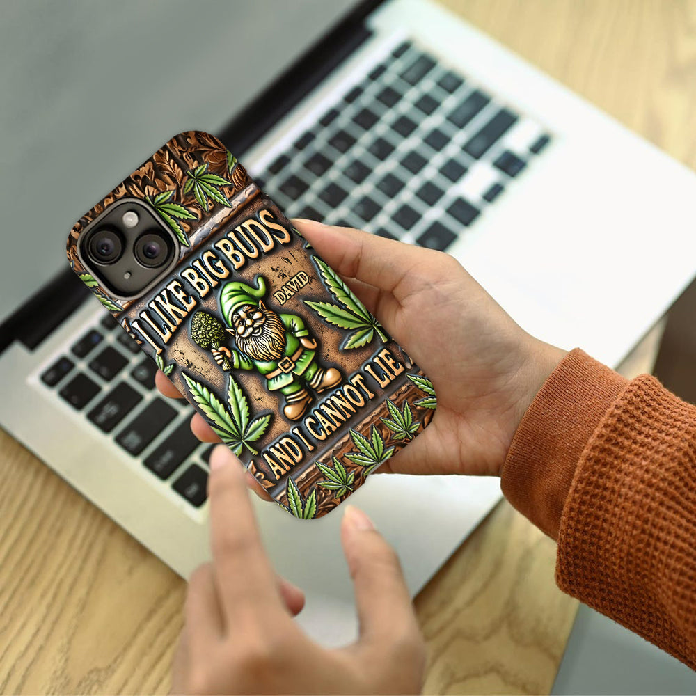 J'aime les grosses têtes - Coque de téléphone personnalisée avec impression intégrale sur le thème du cannabis