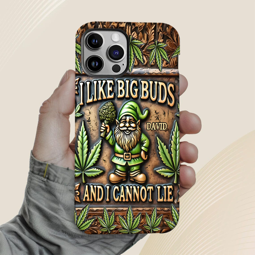 J'aime les grosses têtes - Coque de téléphone personnalisée avec impression intégrale sur le thème du cannabis