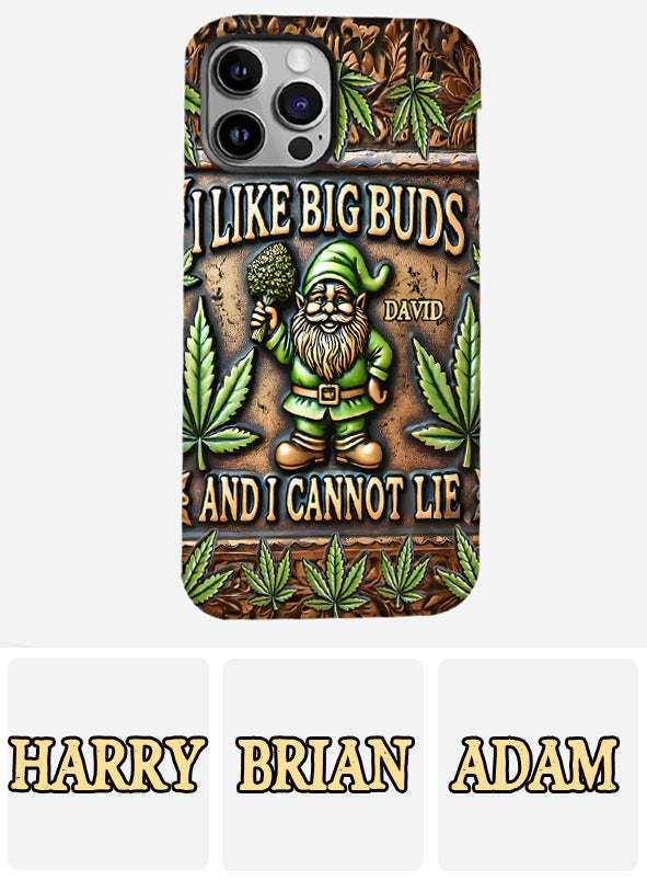 J'aime les grosses têtes - Coque de téléphone personnalisée avec impression intégrale sur le thème du cannabis