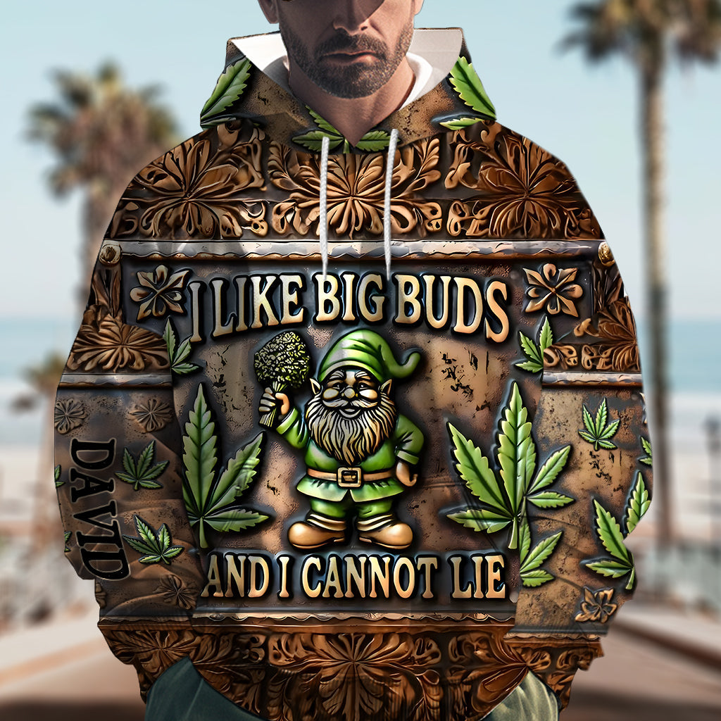 I Like Big Buds - Personalized Weed All Over Print Hoodie & Classic Cap