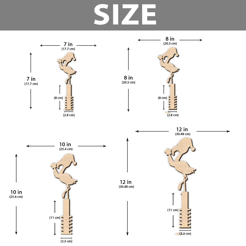 Funny Falmingo - Personalized Flamingo Tree Topper