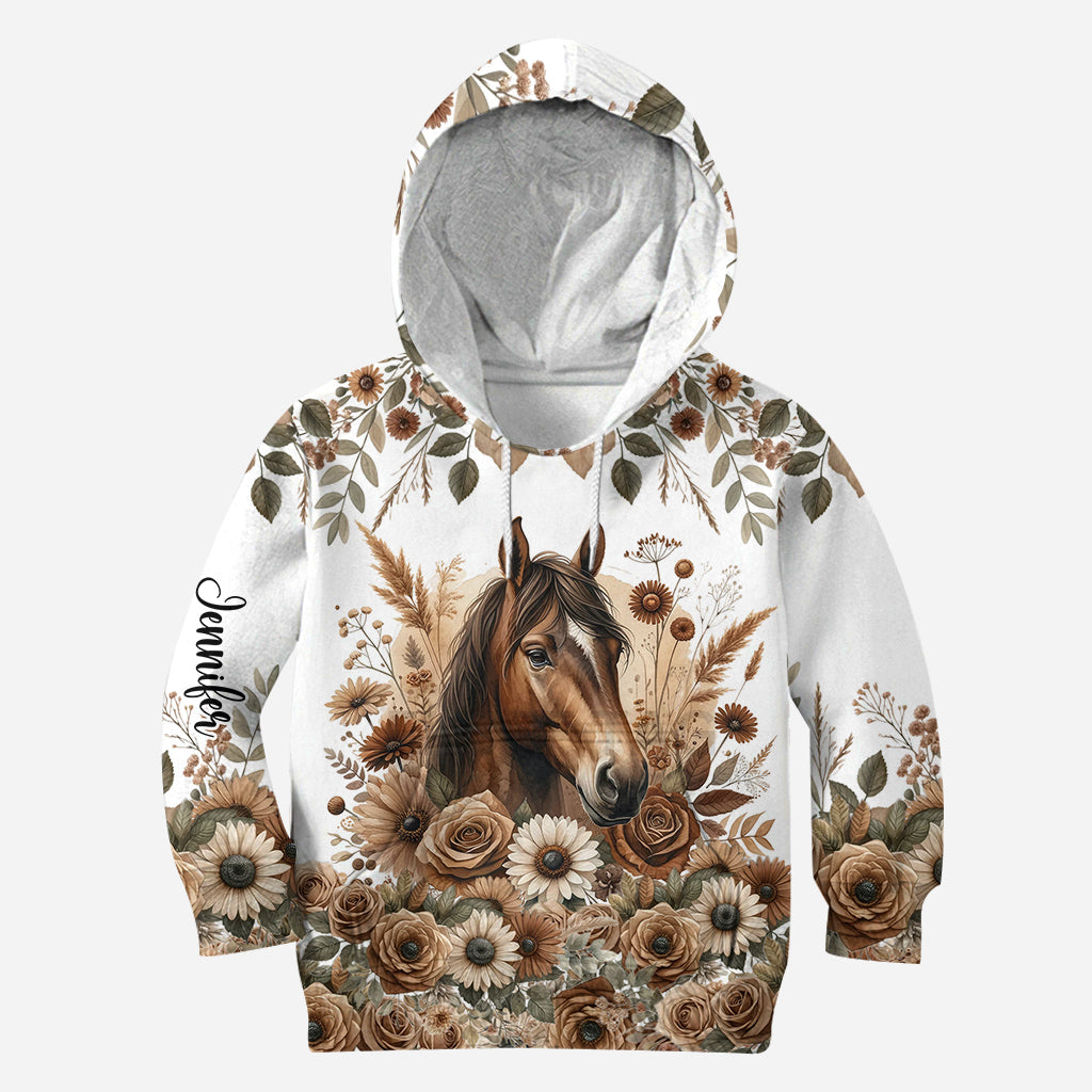 Magnifique cheval - Sweat à capuche et leggings personnalisés à motif cheval