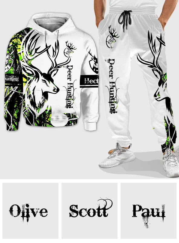 Passionné de chasse ? Sweat à capuche et pantalon de survêtement personnalisés pour la chasse