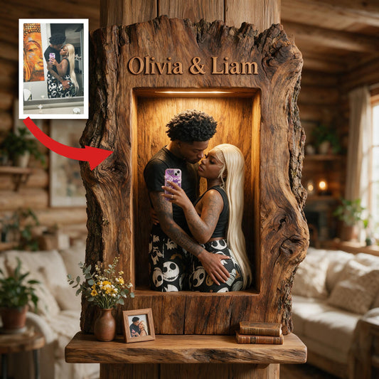 Rustic Personalized Black Couple Wooden Floating Shelf, Custom Name Wall Decor Romantic Anniversary Valentine Gift for Partners