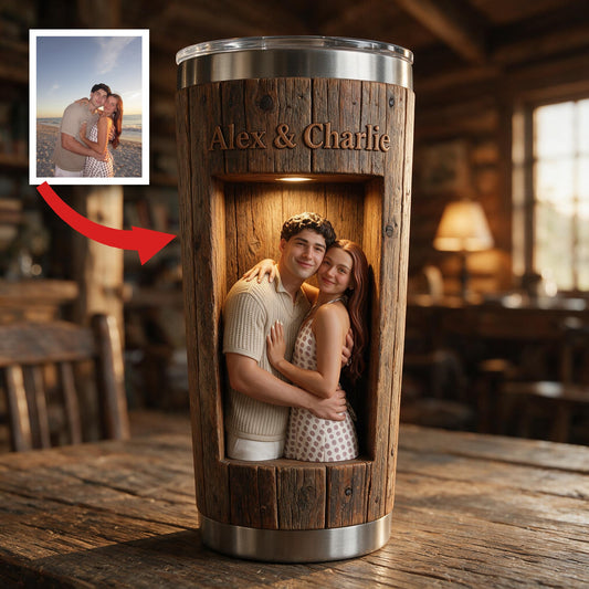 Tasse 3D Personnalisée 'Toi & Moi On Gère' pour Couple, Cadeau Anniversaire Romantique