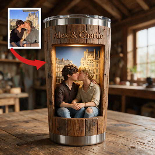 Tasse Personnalisée Couple LGBTQ+ 'Toi & Moi On Gère' Cadeau Anniversaire Fierté