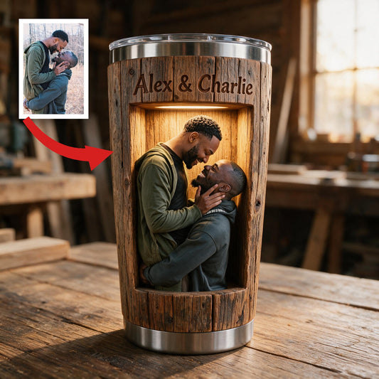 Tasse Personnalisée Couple LGBT Noir 'Toi & Moi On Gère' Cadeau Sur Mesure pour Anniversaire Partenaire Fierté