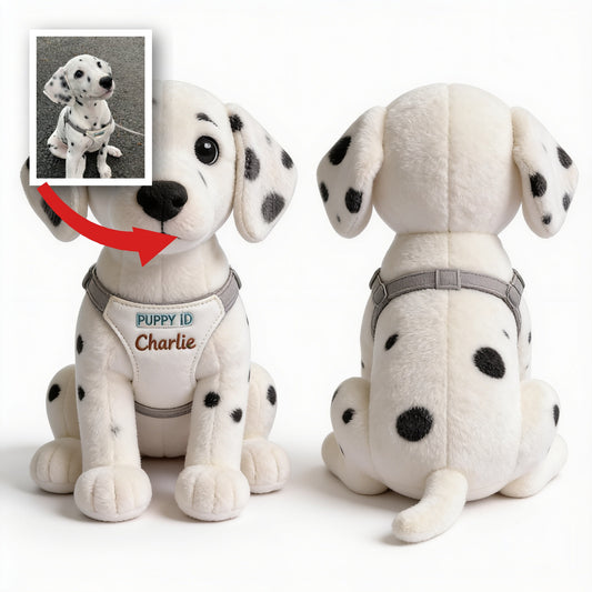 Mignon Porte-Clés Peluche Personnalisé Dalmatien Cadeau Amoureux des Chiens