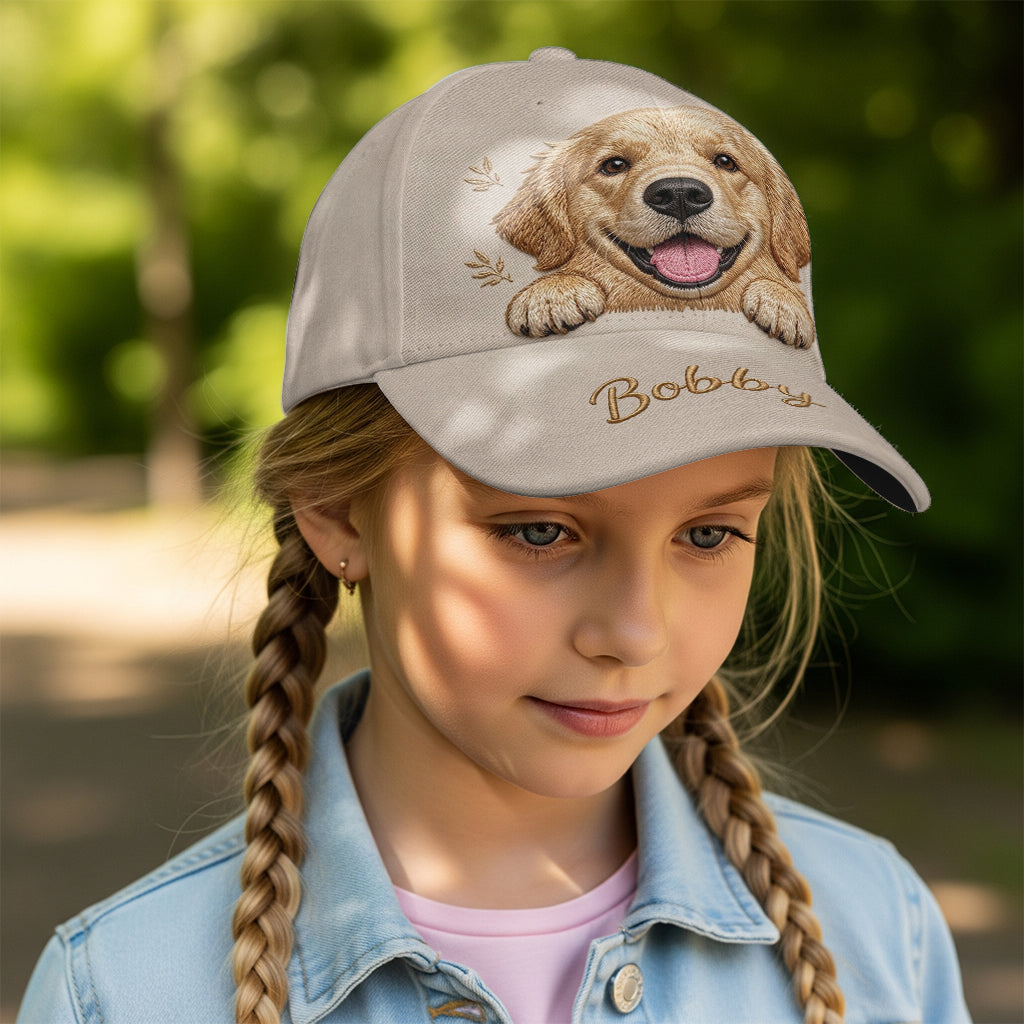 Personalized Embroidered Smiling Shiba Inu Classic Cap, Custom Dog Lover Gift Casual Outdoor Sun Hat
