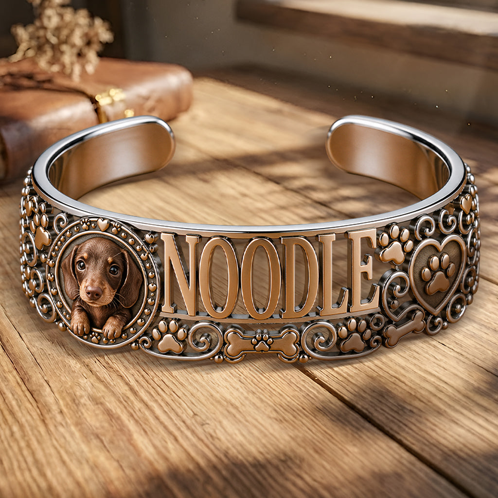 Bracelet en Aluminium Personnalisé pour Chihuahua - Cadeau pour Amateurs