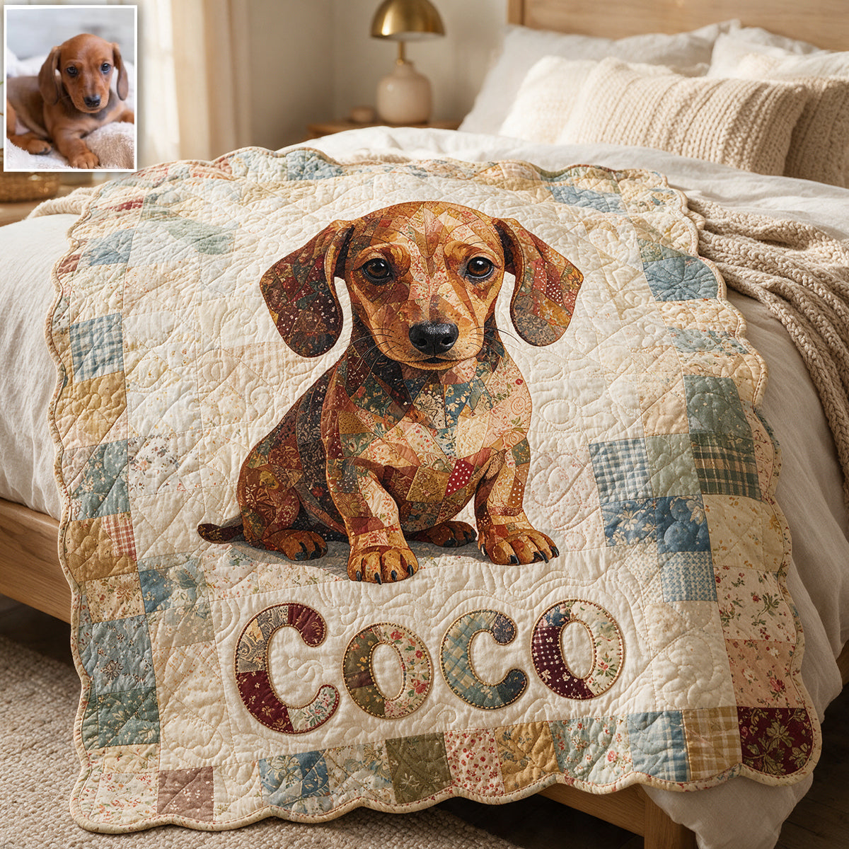 Personalized Fluffy White Bichon Frise Shaped Fleece Blanket, Cozy Custom Gift for Dog Lovers Home Decor