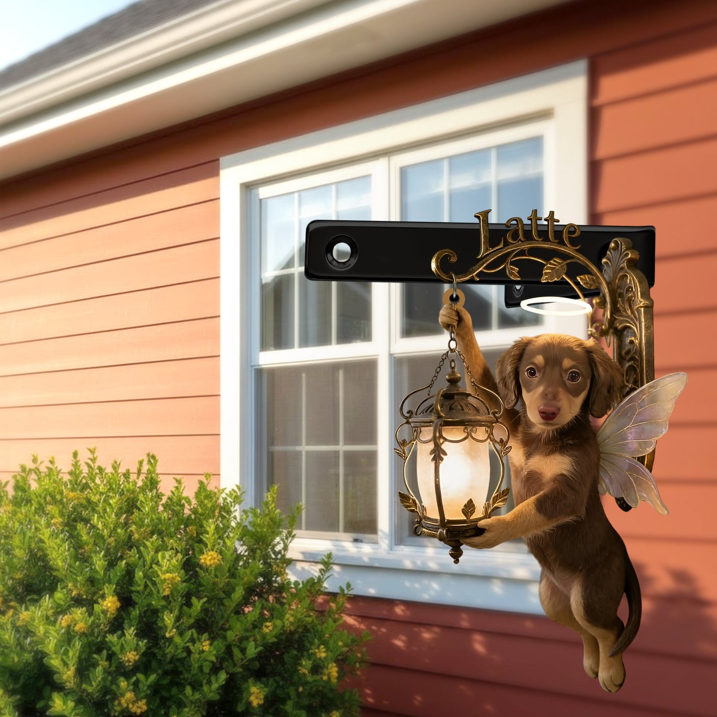 Personalized Angel Dachshund Wooden Wall Mount Sign - Unique Pet Lover Home Decor Gift for Dachshund Owners