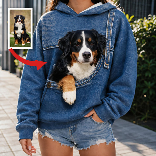 Hoodie Personnalisé Tri-Color Australian Shepherd, Cadeau Idéal pour Propriétaires de Chiens