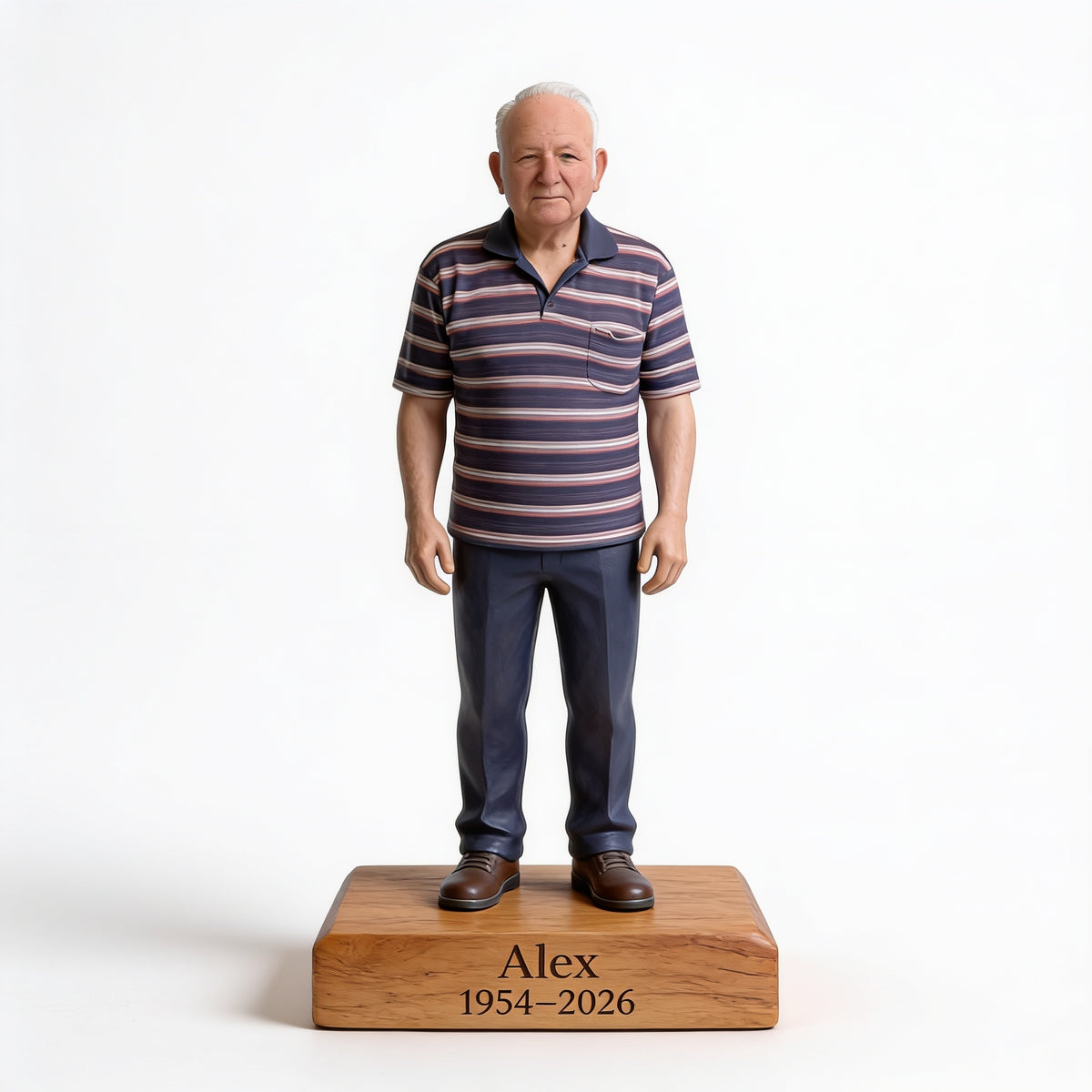 Personalized Older Men Memorial Custom Shaped Acrylic Plaque, Custom Photo Remembrance Keepsake Gift for Home Display