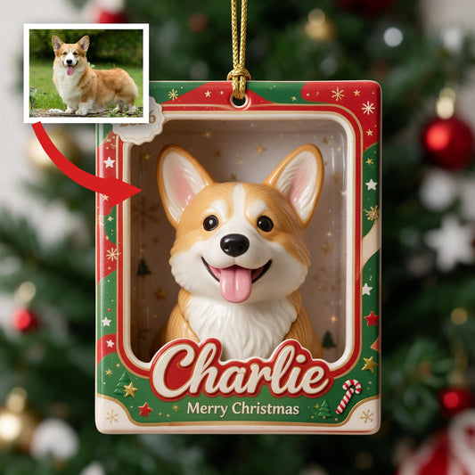 Ornement de Noël Corgi Gallois Personnalisé 2026 Cadeau pour Amateurs de Corgis