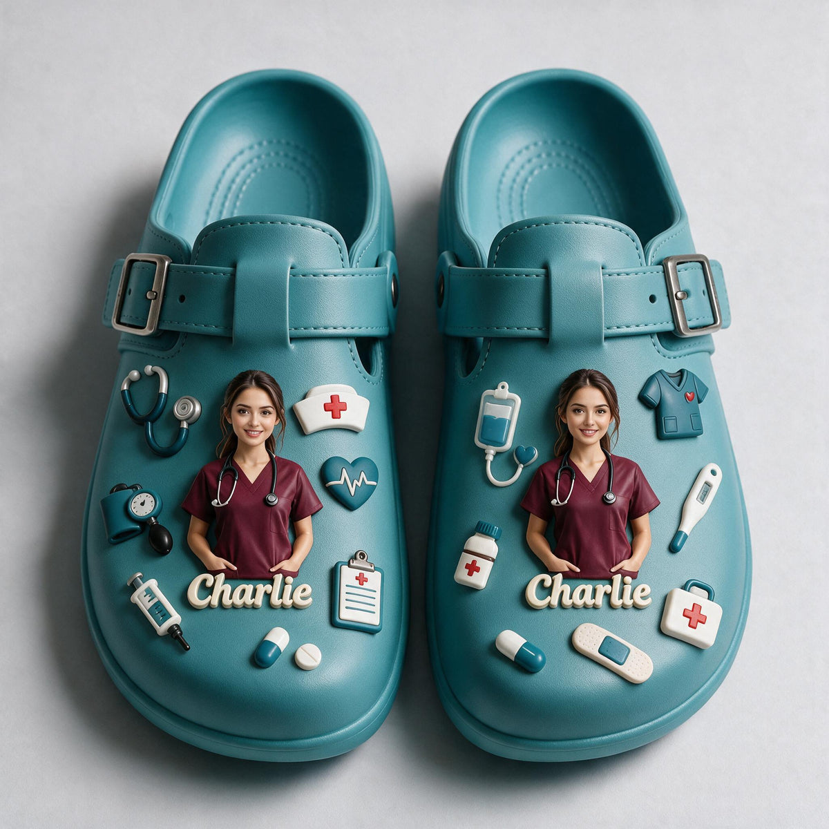 Personalized Nurse Clogs with Arch Support 3D Medical Appreciation Gift for CNA Healthcare Workers