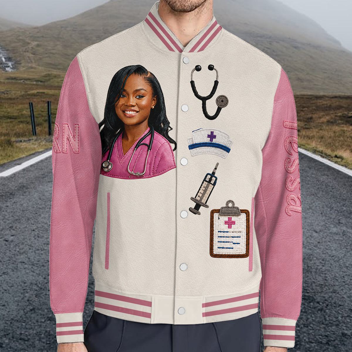Personalized Doctor Varsity Jacket, Thoughtful Appreciation Gift For Medical Professionals, Residents and Physician Coworkers