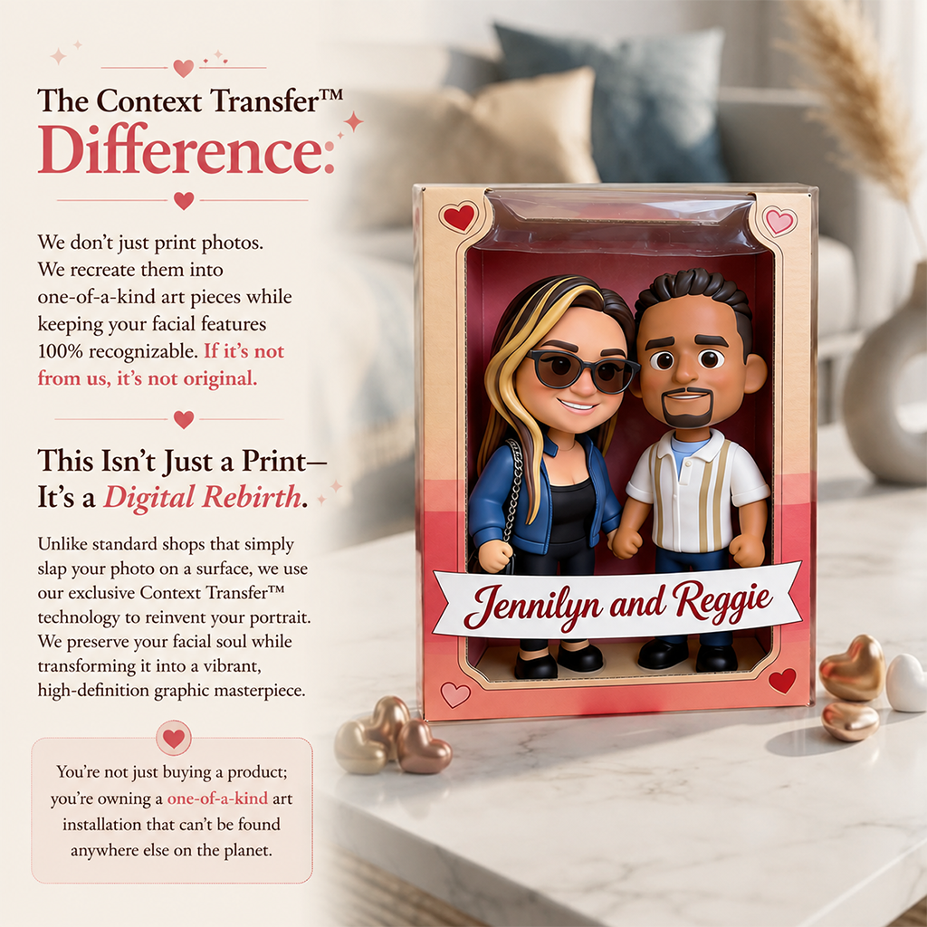 Personalized Chibi Hugging Couple Custom Shaped Acrylic Plaque - Romantic I Love You Gift for Valentine Anniversary Couple Home Decor