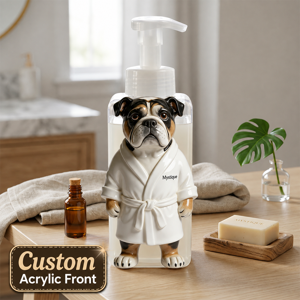 Personalized Small Chihuahua Soap Dispenser Pet Lover Bathroom Decor