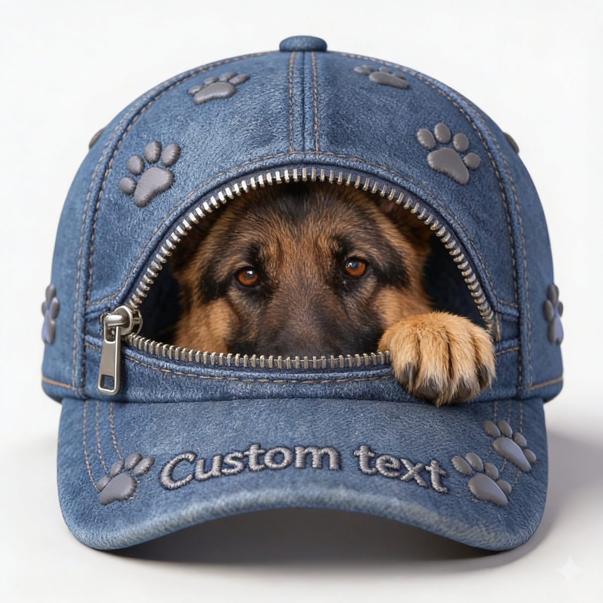 Custom Photo German Shepherd Classic Cap Dog Lover Gift