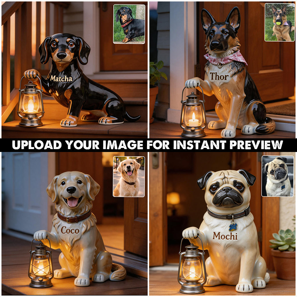 Personalized Welsh Corgi Solar Acrylic Light Garden Decor for Dog Lovers