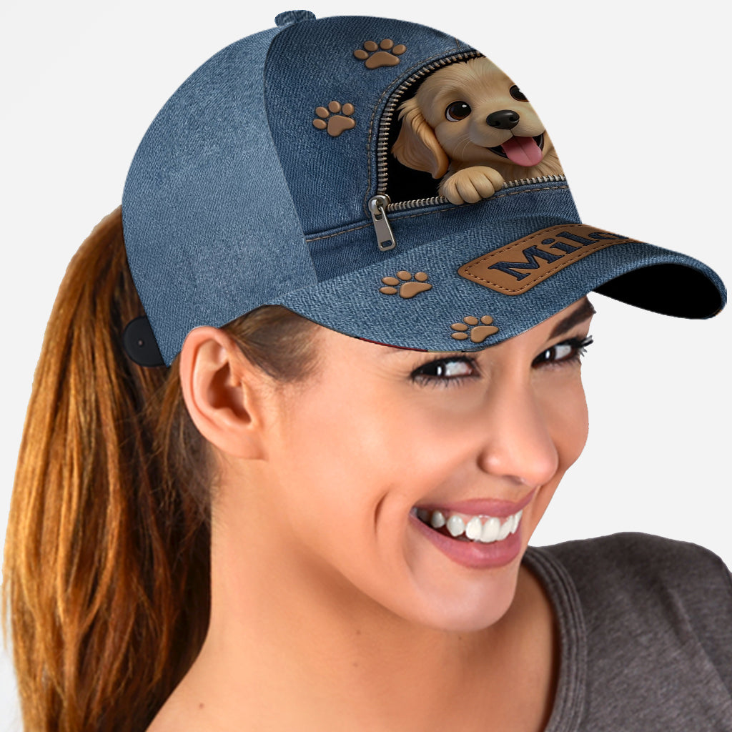 Custom Photo Cute Welsh Corgi Classic Cap Dog Lover Gift