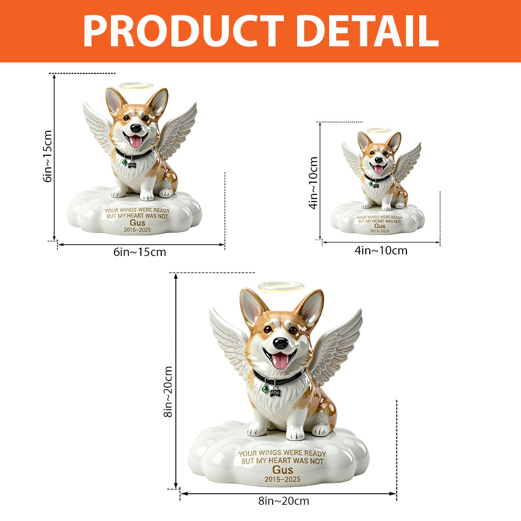 Custom Photo Brown Toy Poodle Angel Dog Memorial Custom Shaped Acrylic Plaque Pet Loss Keepsake