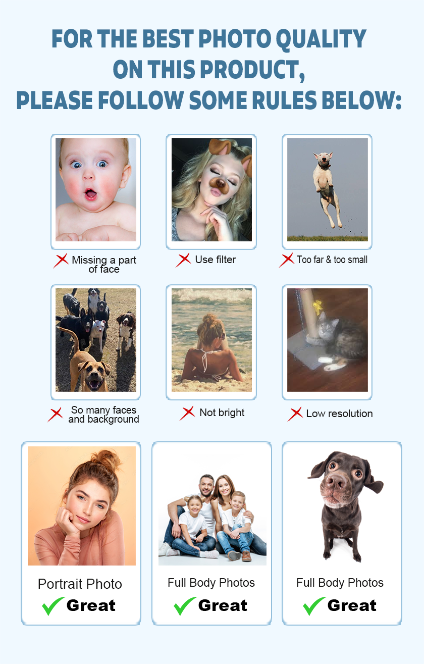 Custom Photo Siberian Husky Angel Memorial Shaped Acrylic Plaque Pet Memorial Gift