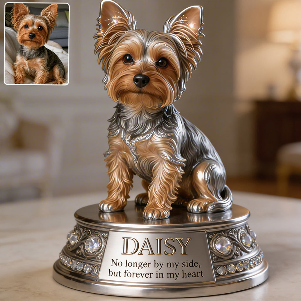 Personalized Angel Shih Tzu Custom Shaped Acrylic Plaque Pet Memorial Gift