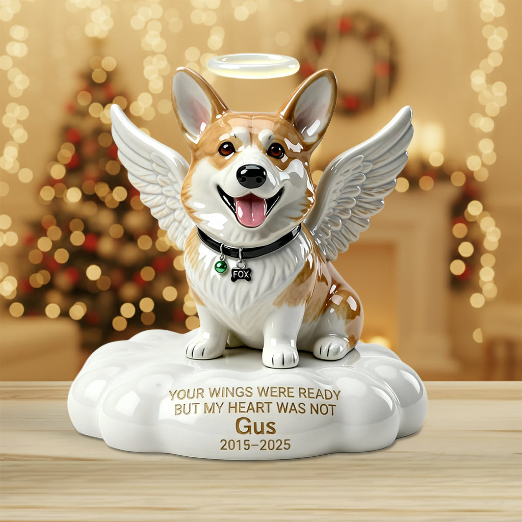 Custom Photo Welsh Corgi Angel Memorial Custom Shaped Acrylic Plaque Pet Remembrance Gift