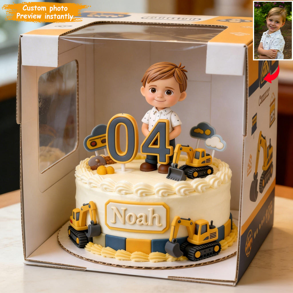 Personalized Birthday Little Boy Custom Shaped Acrylic Plaque Son Grandson Nephew Gift