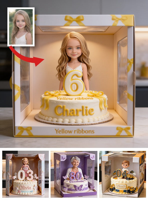 Plaque Acrylique Personnalisée Fille Blonde pour Anniversaire, Cadeau Fille Petite-Fille Nièce