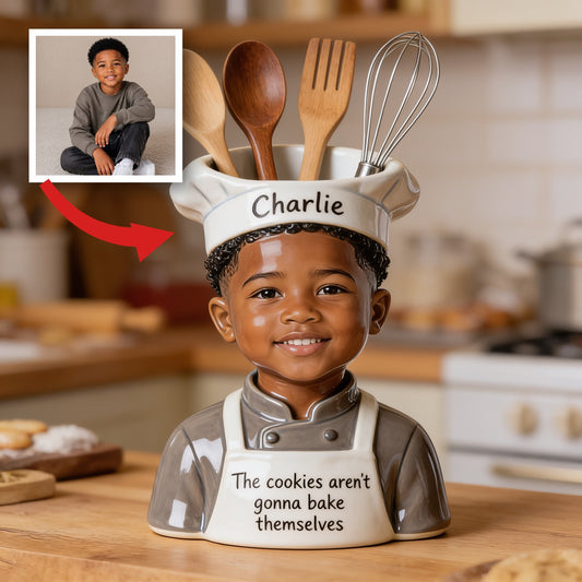 Cadeau de cuisson personnalisé en acrylique pour petit garçon chef