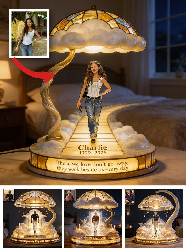 Lampe de Nuit LED Acrylique Personnalisée en Mémoire d'une Femme Latina