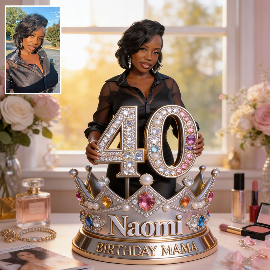 Personalized Birthday Latina Woman Custom Shaped Acrylic Plaque Gift for Her