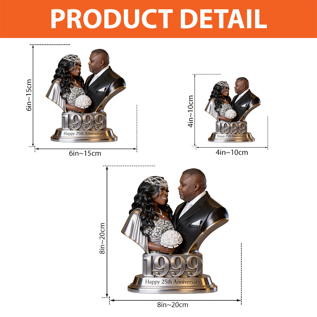 Custom Photo 30th Anniversary 1996 Middle-Aged Couple Acrylic Plaque Keepsake Gift