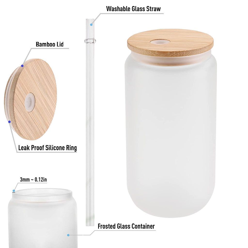 J'adore les vaches des Highlands - Verre à canette personnalisé