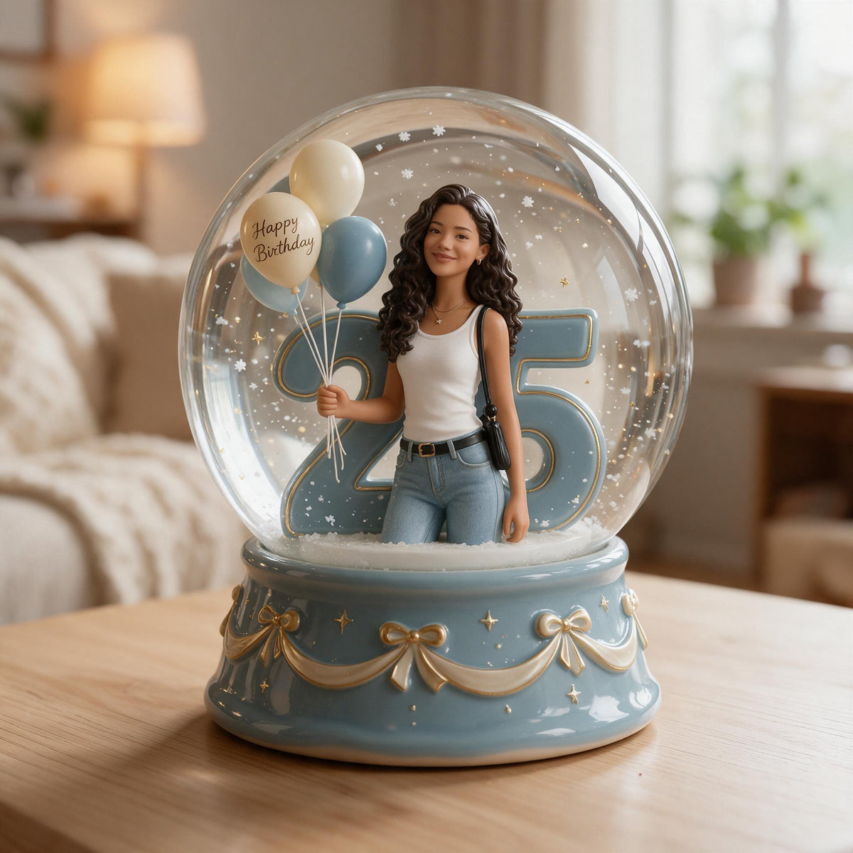 Personalized 25th Birthday Latina Woman Acrylic Plaque Keepsake Gift